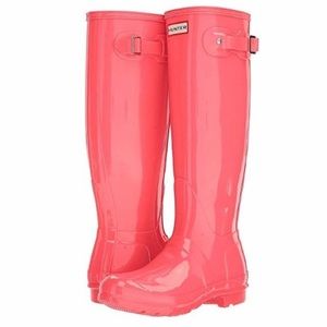 Hunter Original Tall Pink Rain Boots